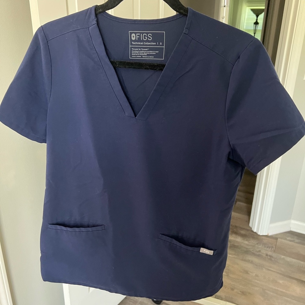 Navy Blue Figs Top